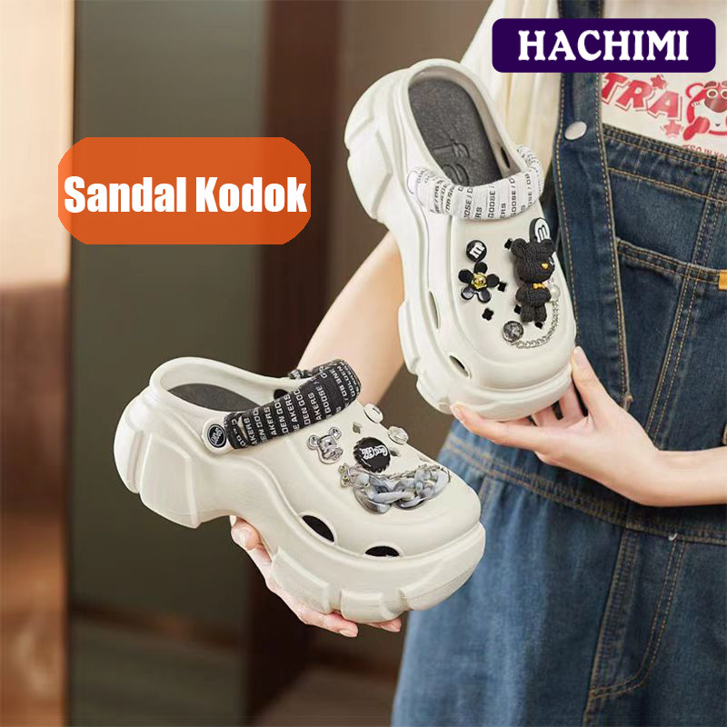 【Hachimi】Sandal Baim Wanita / Sandal Kodok Wanita Korea / sandal fuji viral / EVA / Sandal Bakpao De