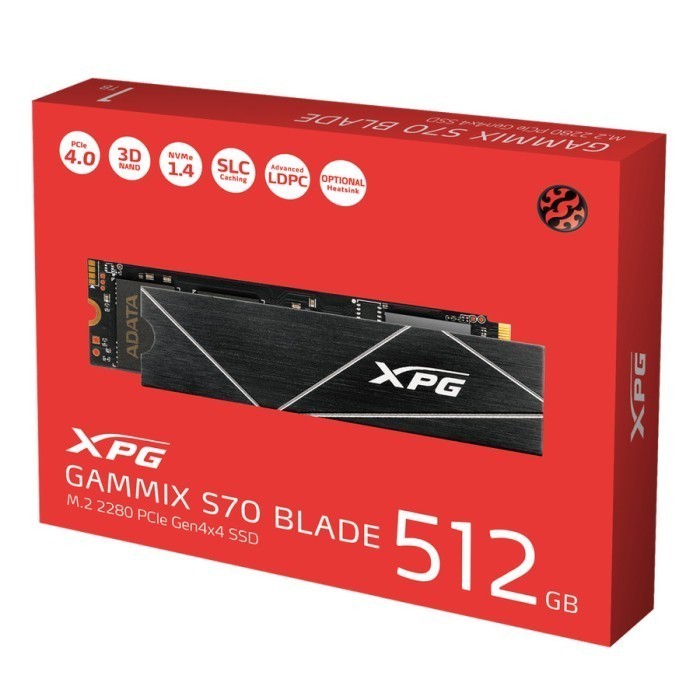 SSD ADATA XPG GAMMIX S70 BLADE 512GB M.2 NVMe