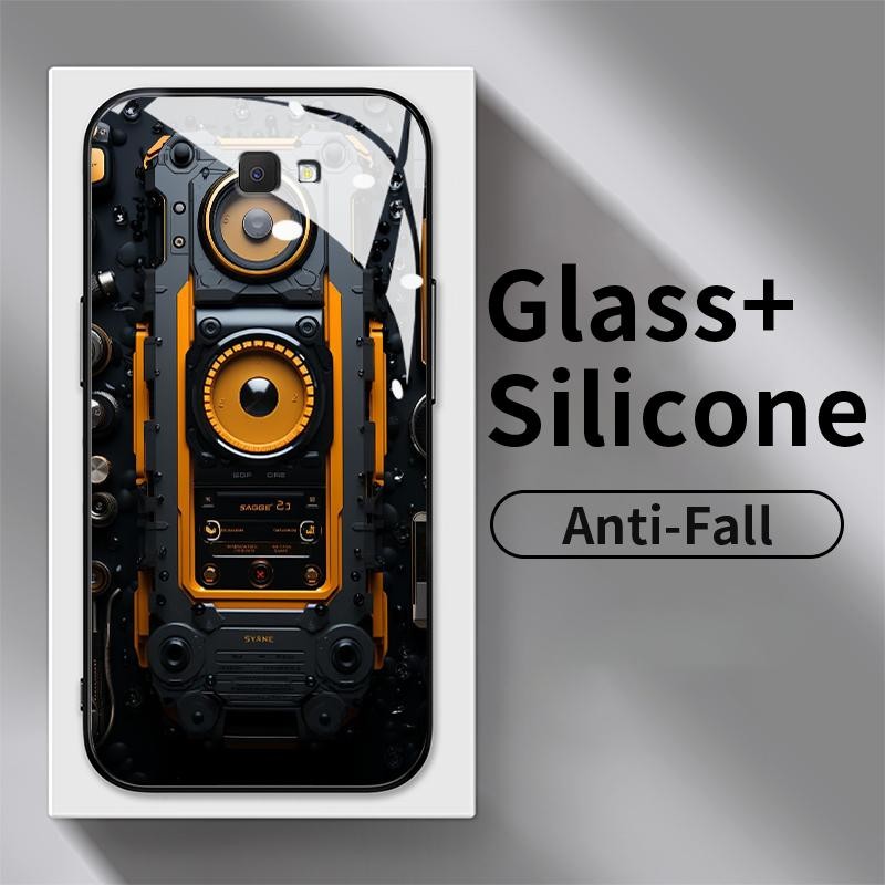 Casing For Samsung J7 Prime J4 Plus J6 Plus J7 2017 J7 Pro On7 2016 F02s F04 F12 F22 Case Glass Kaca