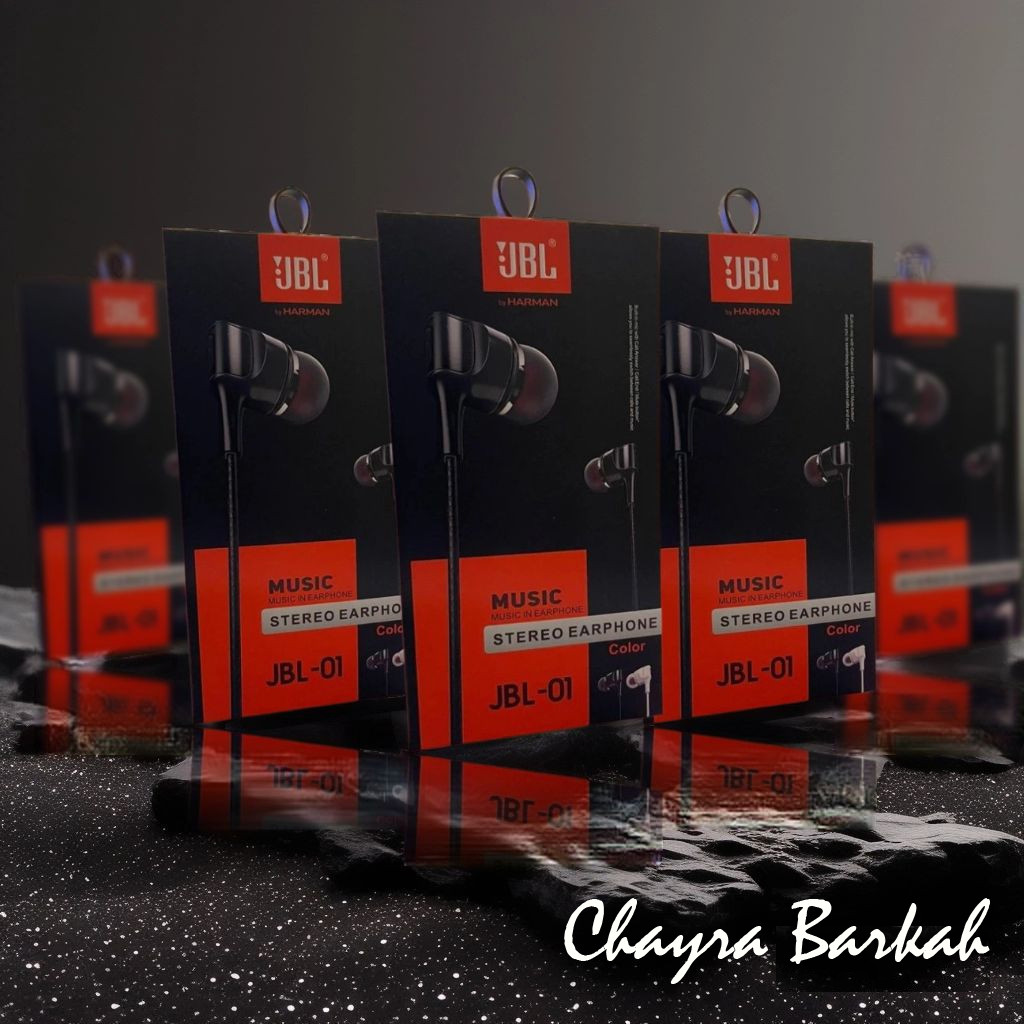 DISCOUNT BESAR HF | Headset | Handsfree JBL-01 stereo earphone