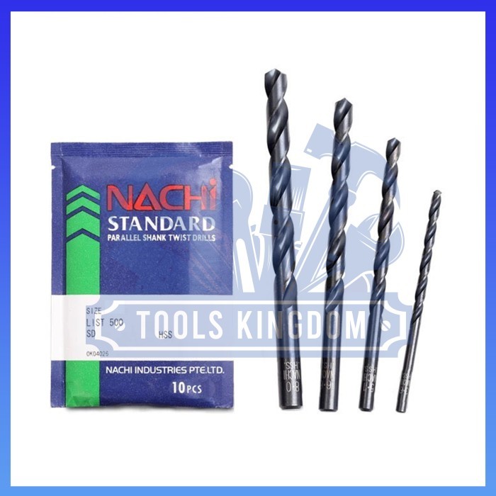 Mata Bor Besi Nachi 2mm / 3mm / 3.5mm / HSS Twist Drill Bit - 2mm