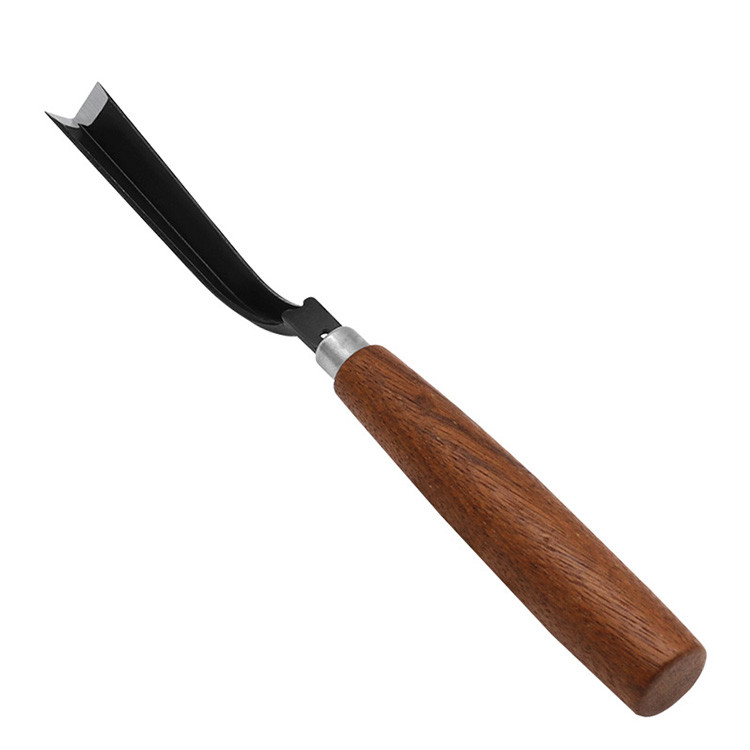 

V-type Knife Rubber Tree Cutter Woodworking Chisels Trimming Knife Hand Wood Carving Knives