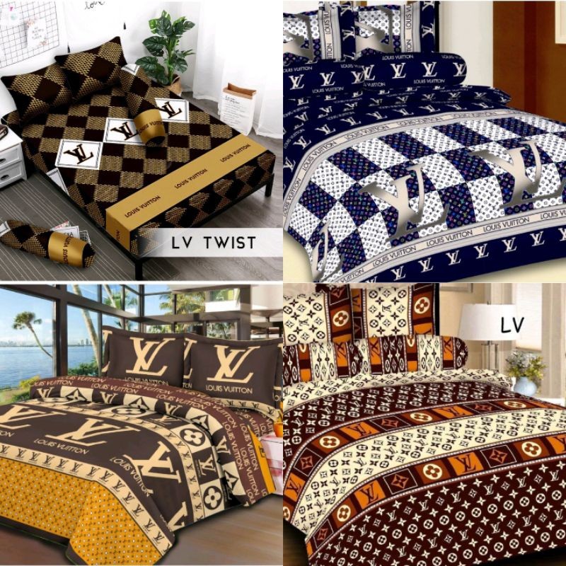 Urung Kasur Busa Resleting | Sprai Resleting No 1 180x200x20 Motif LV