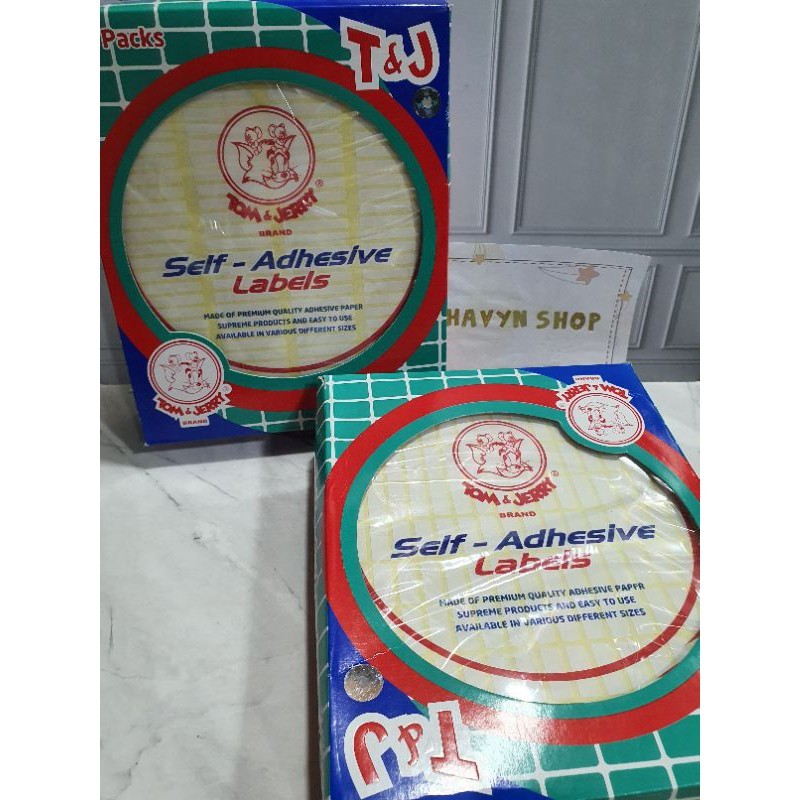 

label nama/label/sticker/label kertas/tom jerry