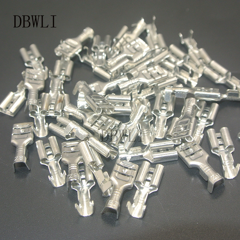 5000PCS  4.8mm 4.8 Crimp Terminal  Female Spade Connector Crimping terminals Cold press terminal