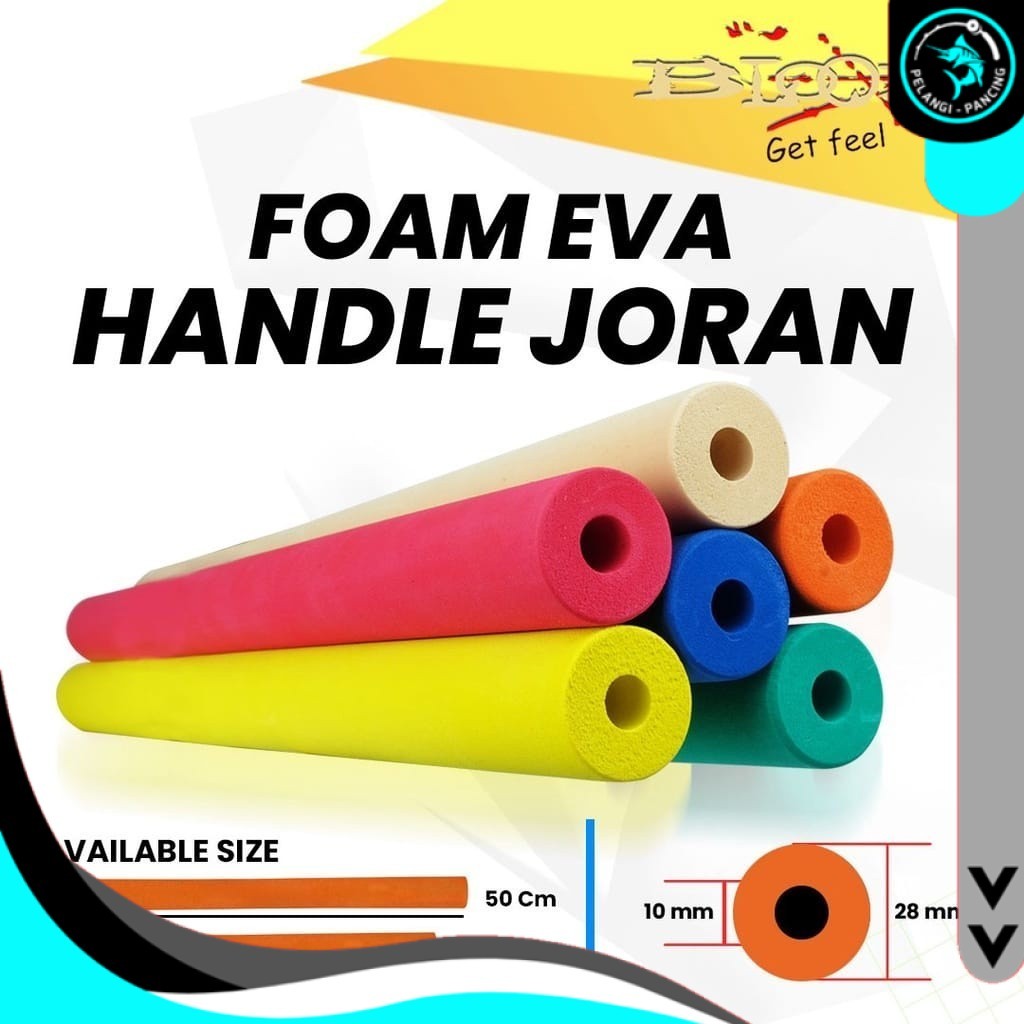 Busa Eva Blood Warna Polos Camo Loreng Army Gagang Joran Pancing Hard 40cm 50cm