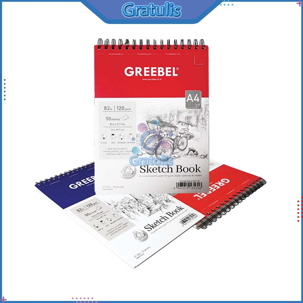 

SKTECH BOOK GREEBEL 12001 / BUKU MELUKIS SKETSA / BUKU GAMBAR SKETSA / UKURAN A4