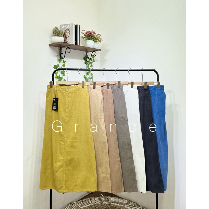 Rok Cordoray Model A Panjang Wanita