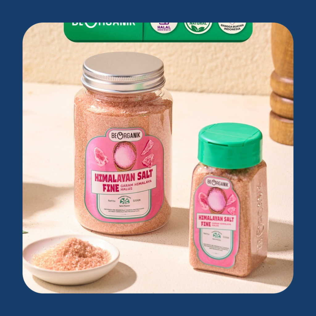 

Beorganik Himalayan Salt / Garam Himalaya Halus Pure 100%
