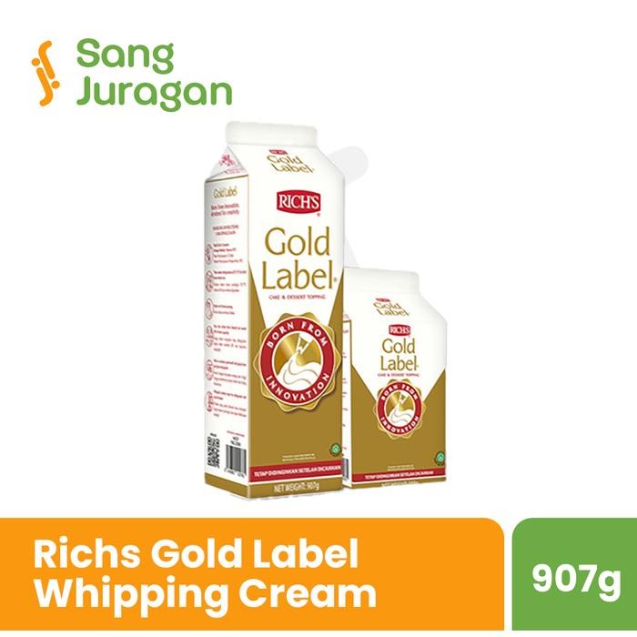 

Rich's Gold Label Non dairy Whipping Cream 907 g / Rich Krim Kocok / Richs Whip Cream - 500 gram