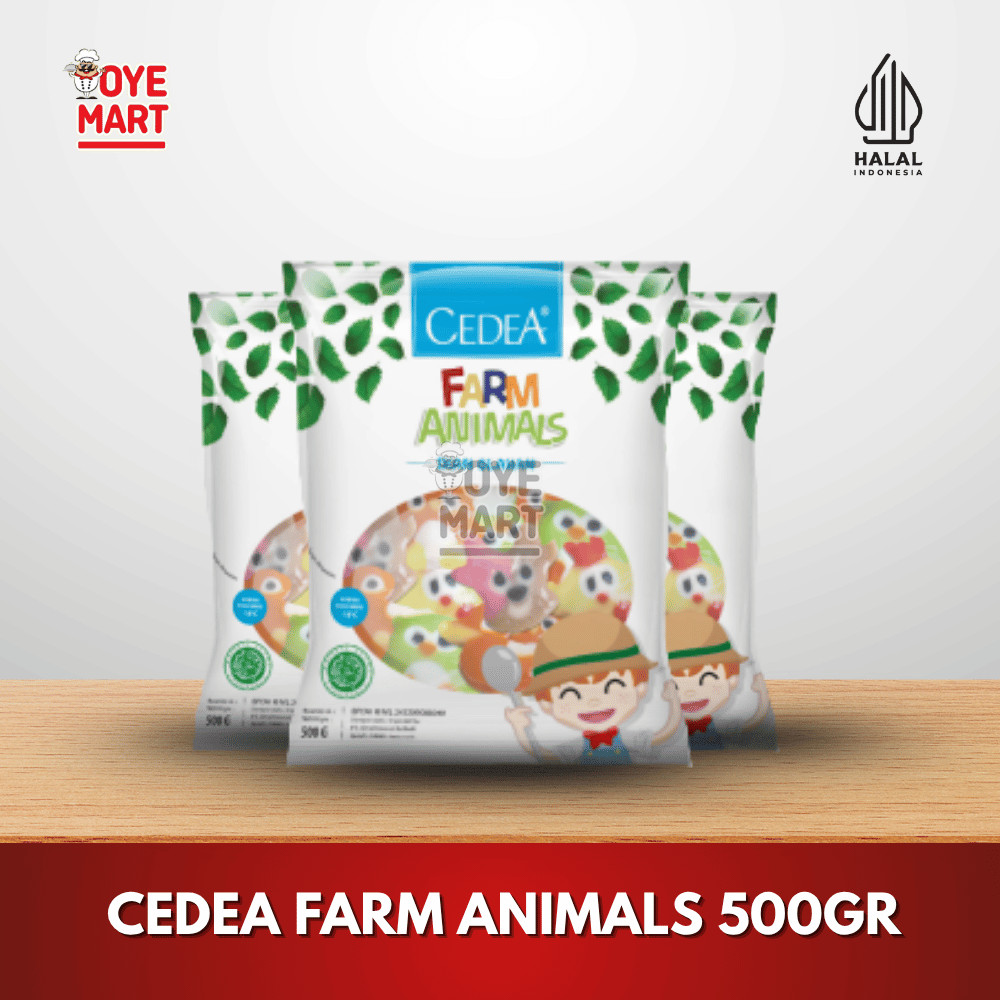 

CEDEA FARM ANIMALS 500GR IKAN OLAHAN BENTUK KARAKTER ANIMAL HEWAN
