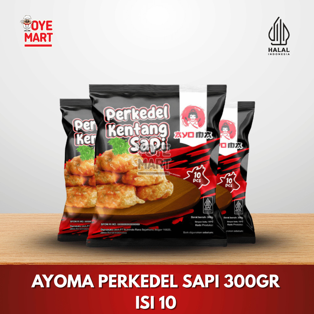 

AYOMA PERKEDEL SAPI 300GR ISI 10PCS