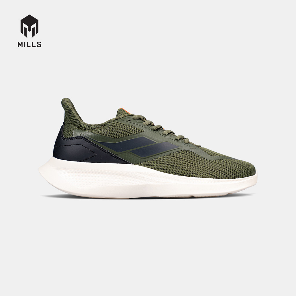 Mills Sepatu Lari Running Shoes Delta Olive / Antique White 9105703