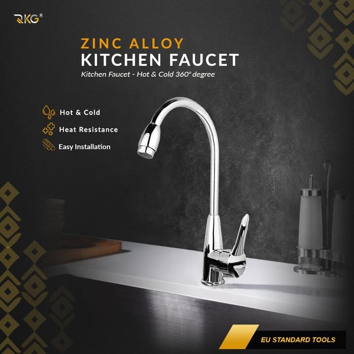 RKG Kran Angsa Red Crowned Crane Hot and Cold Zinc Alloy