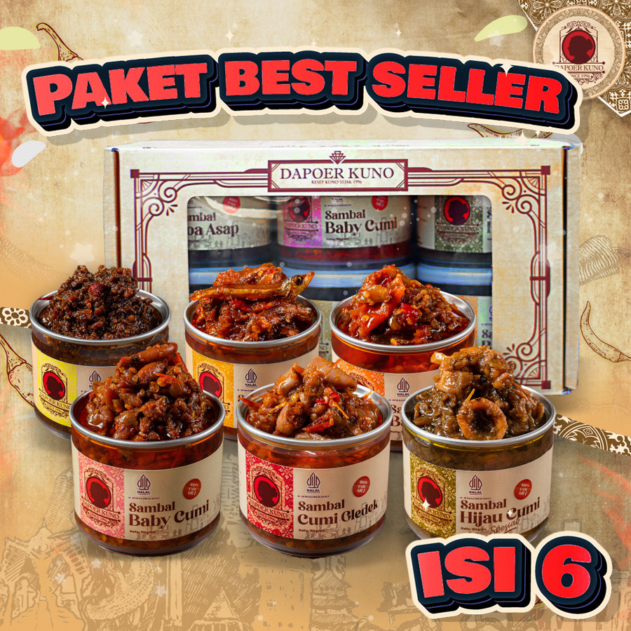

Dapoer Kuno - Paket Sambal Best Seller Isi 6