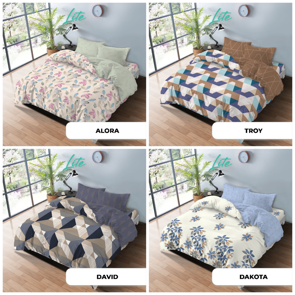 

Kintakun LITE Bed Cover Set SPREI FLAT Uk. 160x200