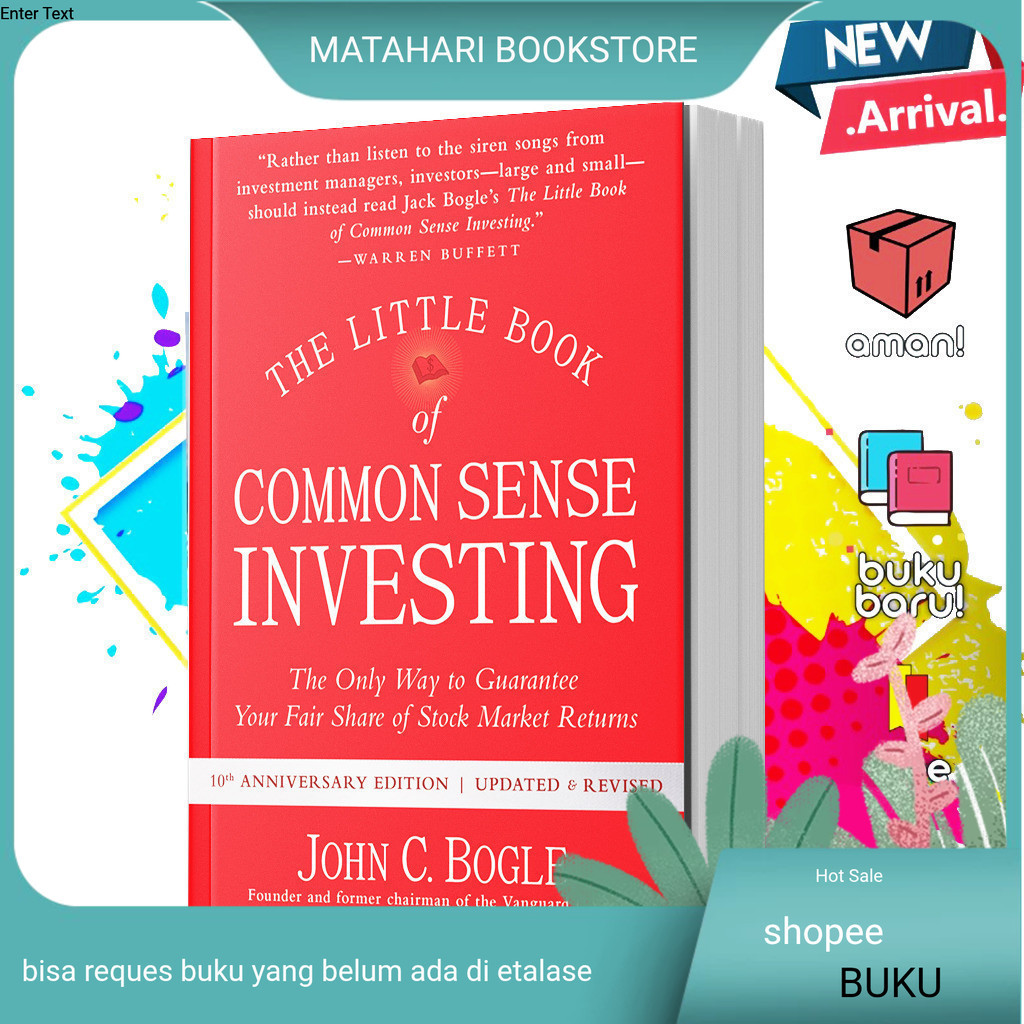 Buku The Little Book of Common Sense Investing by John C. Bogle