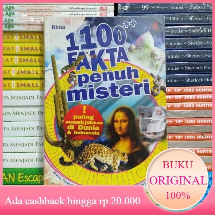 Buku 1100 FAKTA PENUH MISTERI PALING MENAKJUBKAN DI DUNIA & INDONESIA Original