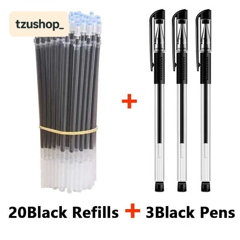 

Pulpen Gel 0.5mm Isi Ulang dengan Tinta Refill 20 PCS