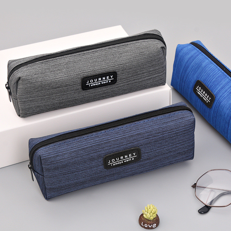 

Kawaii Creative Pencil Cases Carry Zipper Pen Box Oxford Cloth Material Pencil Bag Office School Supplies Stationery