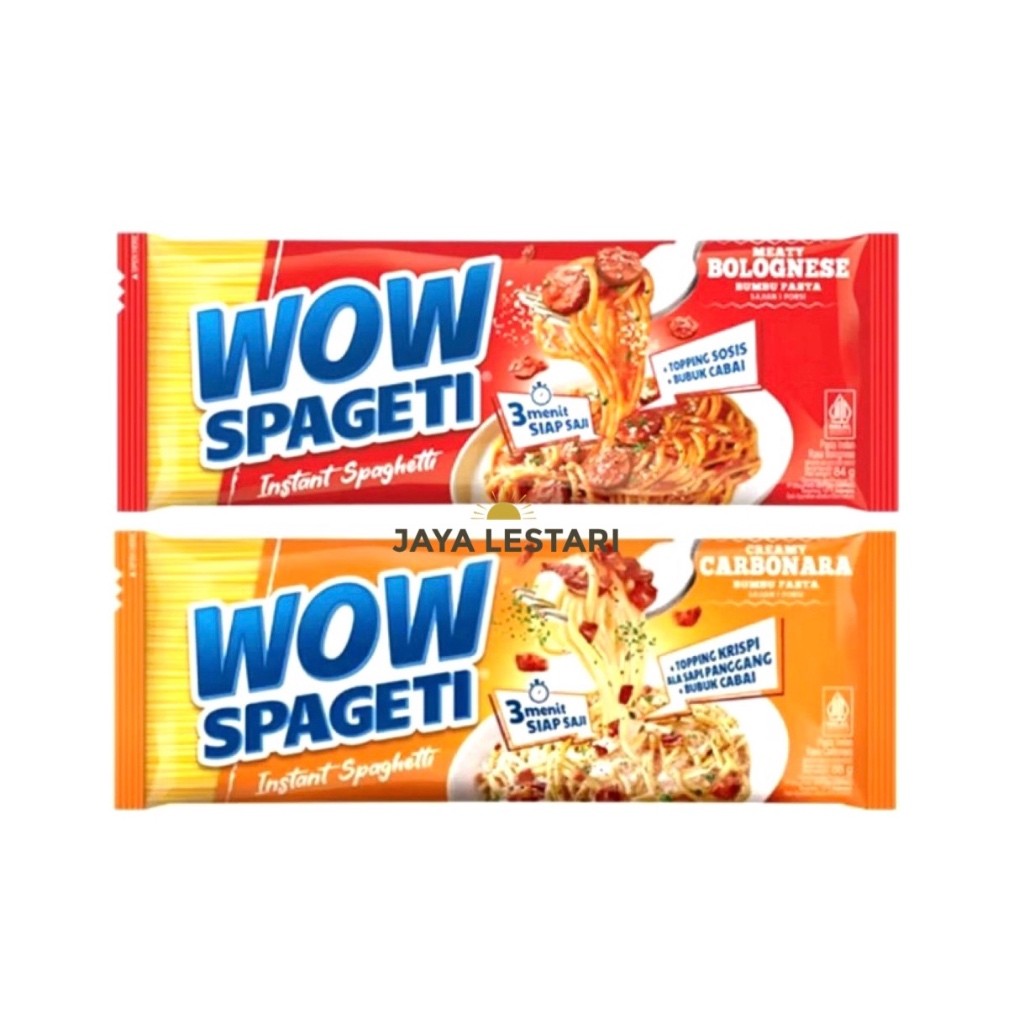 

Wow Spageti (3 Varian Rasa) (+-88g) ARBON