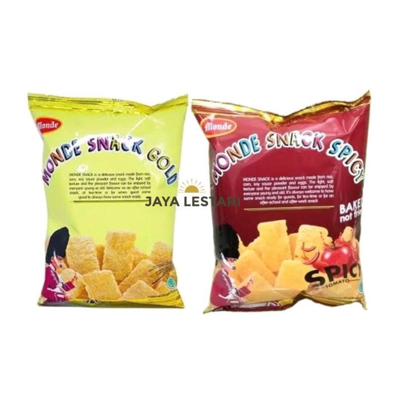 

Monde Snack 3 Varian Rasa 2 Ukuran Renyah ARBON
