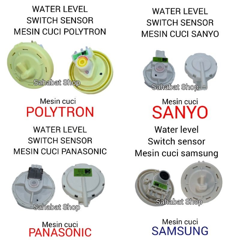WATER LEVEL / SENSOR AIR MESIN CUCI 1 TABUNG MULTI LENGKAP