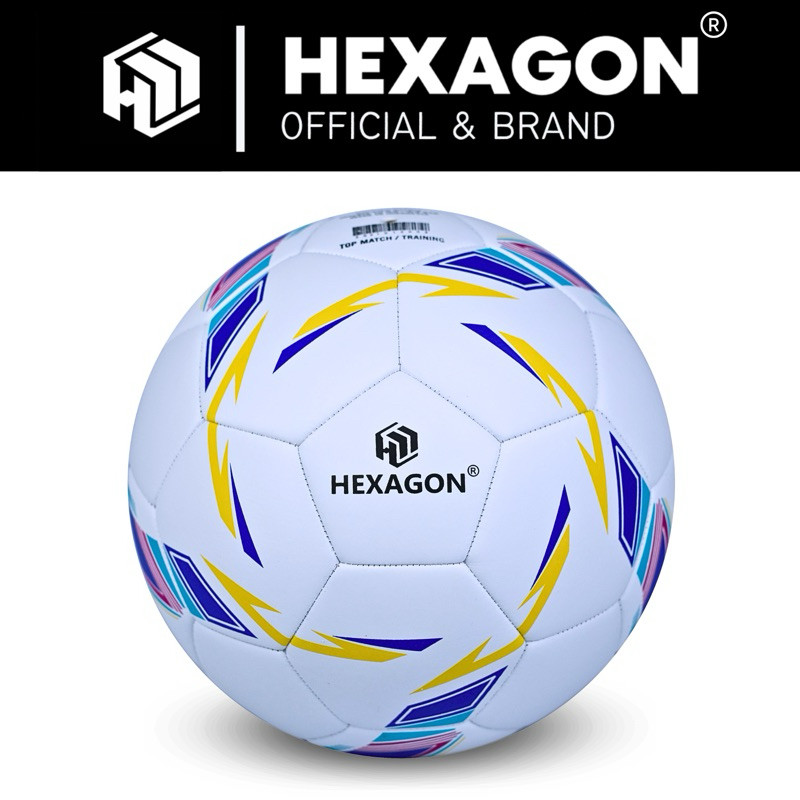 [PREMIUM ORIGINAL] BOLA SEPAK / BOLA KAKI SIZE 5 ORIGINAL HEXAGON FORCE (EMPUK) KUALITAS PREMIUM STA