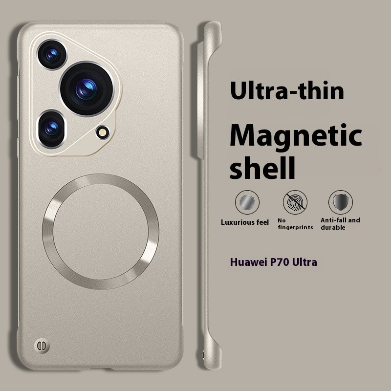 Ultra Thin Matte Frameless Magnetic Phone Case Untuk Huawei Pura 70 Ultra 70 Pro Mate 60 50 40 30 Pr