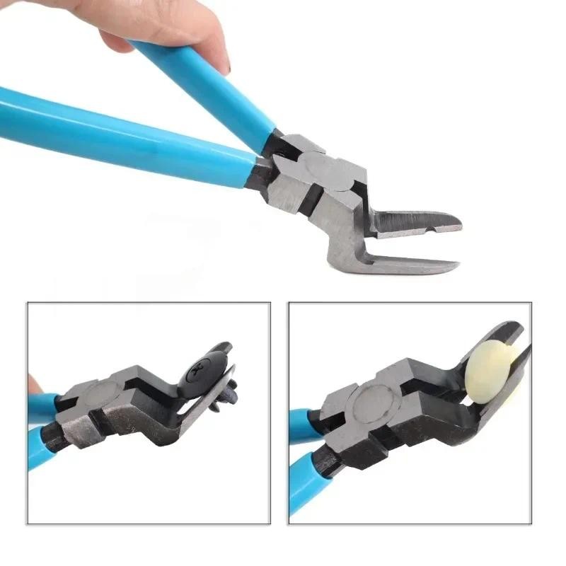 Car Clip Pliers Car Rivet Tightening Pliers Multifunctional Diagonal Pliers Staple Screwdriver Remov