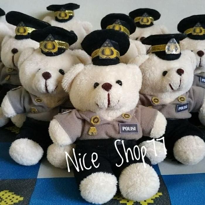 Boneka Polisi - Kotak Mika