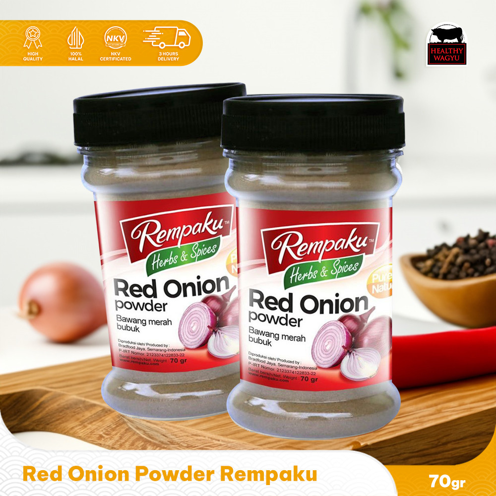 

Red Onion Powder / Bawang Merah Bubuk Rempaku 70 Gram HealthyWagyu