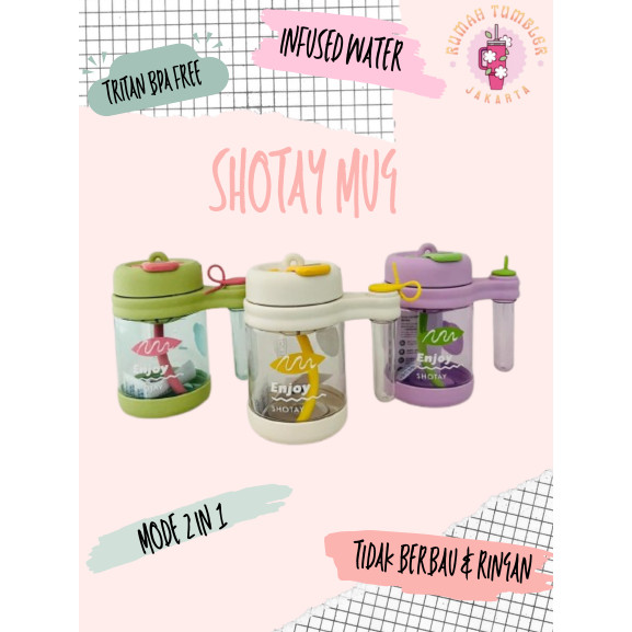 RTJ - Shotay Mug 2in1 TRITAN BPA FREE 700mL