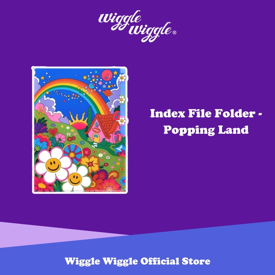 

Wiggle Wiggle Index File Folder - Popping Land Document Keeper Map File Folder Lucu Korea