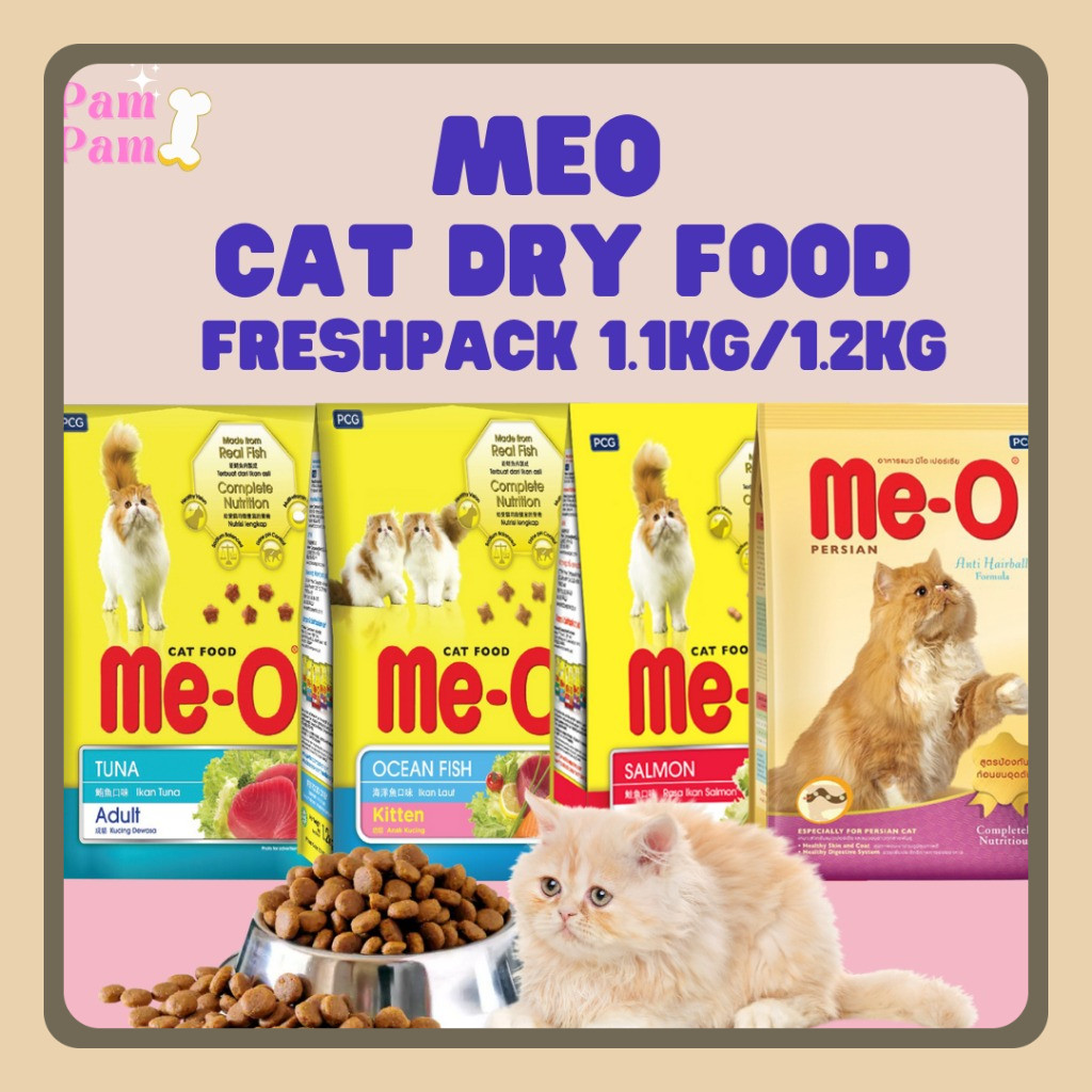 Meo 1.1kg Freshpack Makanan Kucing Kering Meo 1.1kg Kitten Adult Persian
