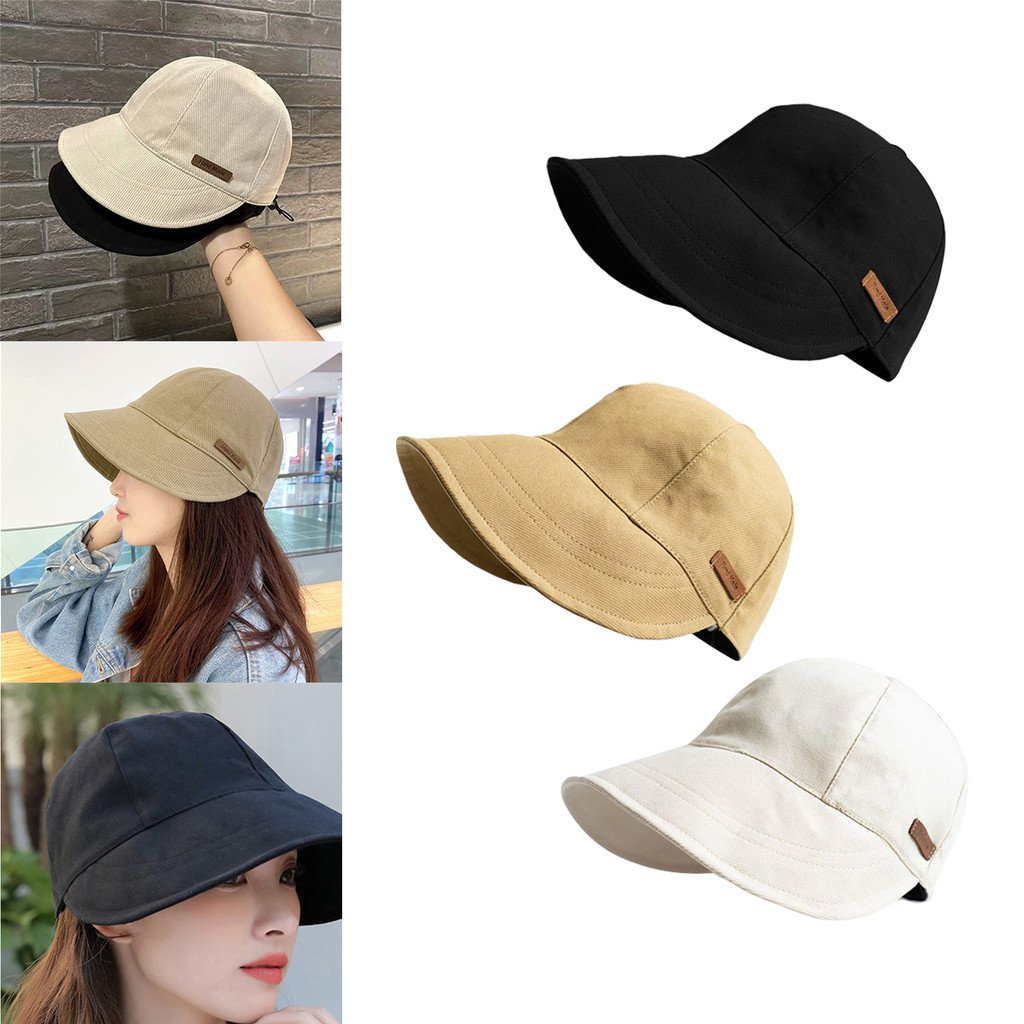 topi wanita anti uv matahari Jahitan rapi Terdapat tali serut topi anti uv matahari topi wanita sant
