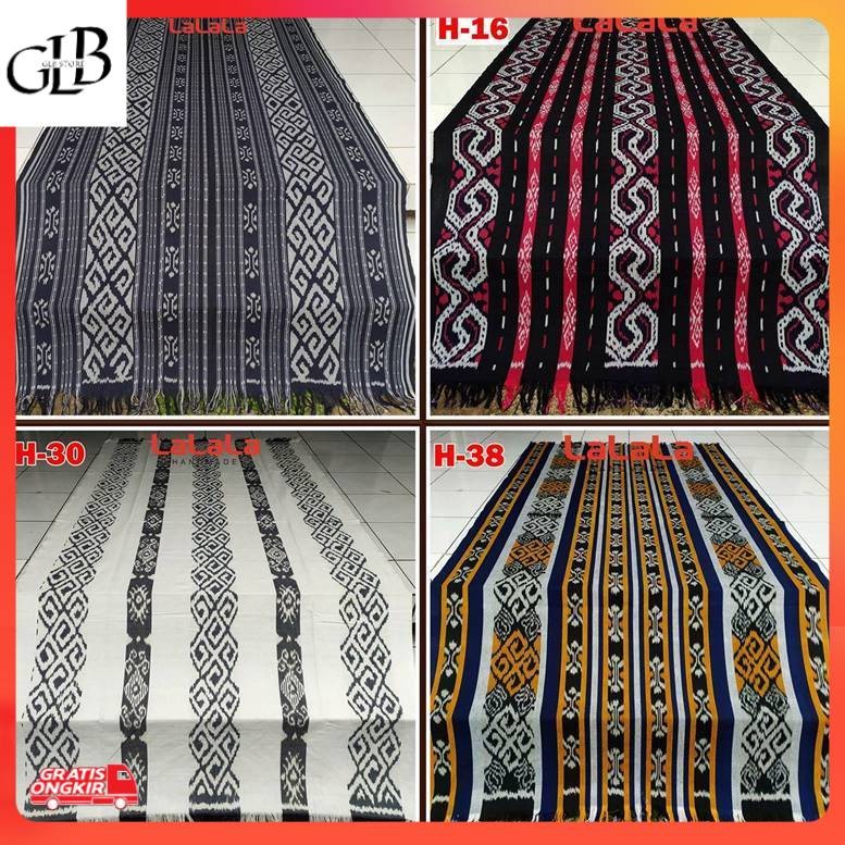 Macam Baju / Kain Tenun Ikat Blanket Etnik Kalimantan Lombok Papua Toraja Dayak Jepara Maluku Lurik 