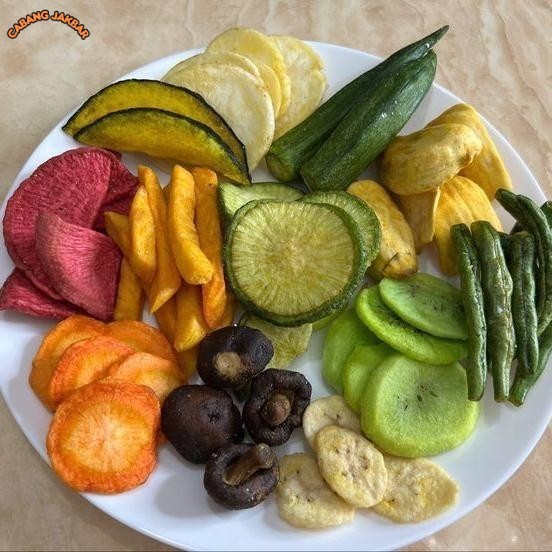 

Keripik Buah Dan Sayur Mix Campur Import Merk Vitabee Fiona Oleh Oleh Khas Kota Batu Malang