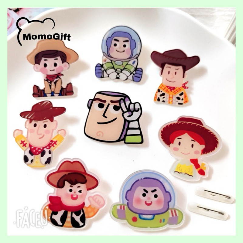 Bros Pin Aksesoris Tas Lucu Cartoon Toy Story PIN-15