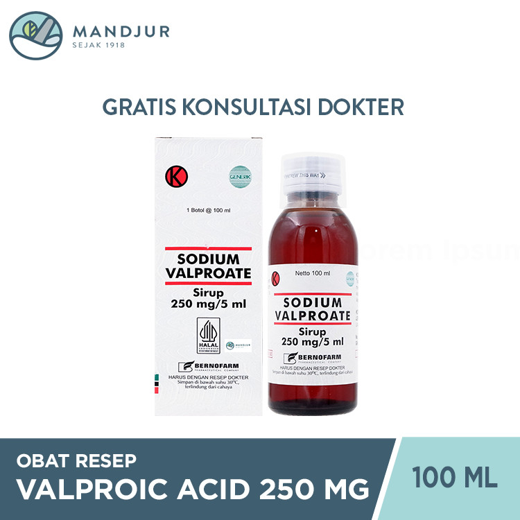 SODIUM VALPROATE GENERIK_01 SIRUP 1 BOTOL @ 100 ML