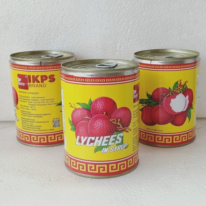 

New Arrival IKPS LYCHEE in Syrup (can)