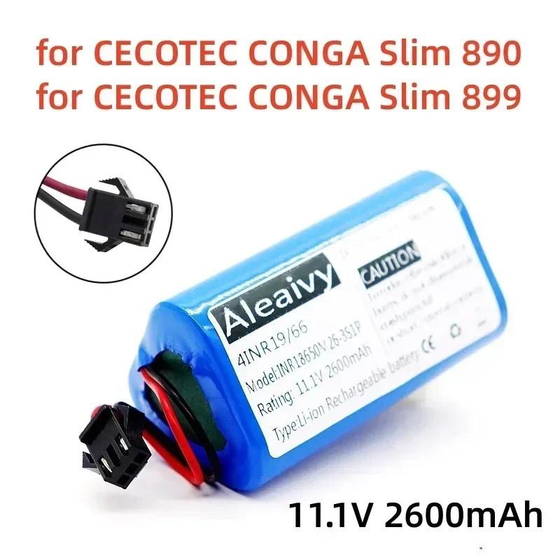 For CECOTEC For CONGA Slim 890,899 Wet Robotic Vacuum Cleaner Battery High Quality Original 10.8V 11