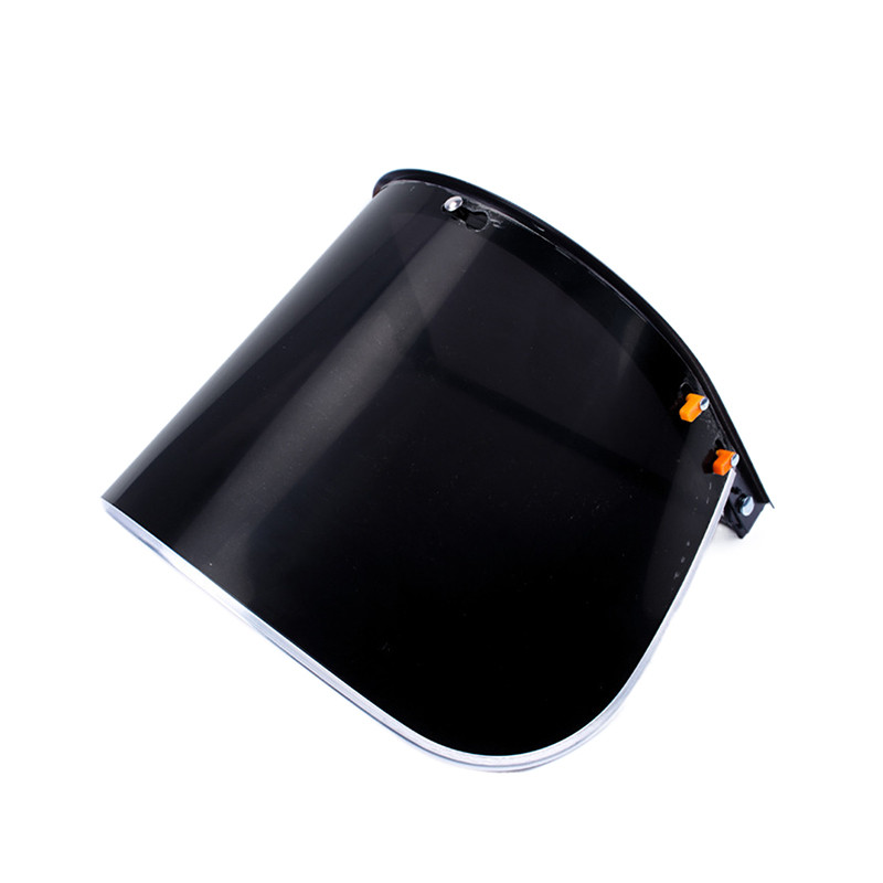 1 Pack Face Shield Replacement Lens Shield Compatible Protective Safety Face Shield For Welding, Gri