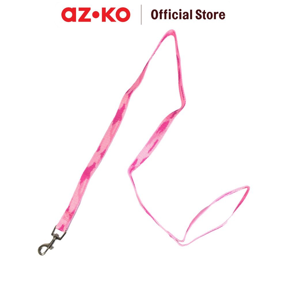 AZKO Paws N Tails 120 cm Tali Anjing Army Medium 20mm - Pink Choker Anjing Tali Leher Hewan Dog Coll