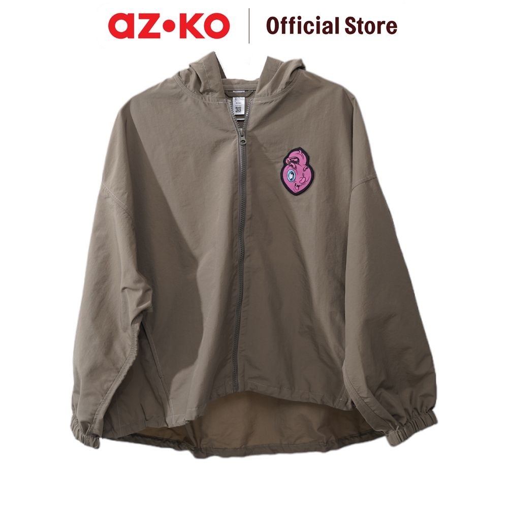 AZKO Ataru Jaket Wanita Muklay - Cokelat Sand Jacket Serbaguna Outer Stylish Unisex Fashion Wanita