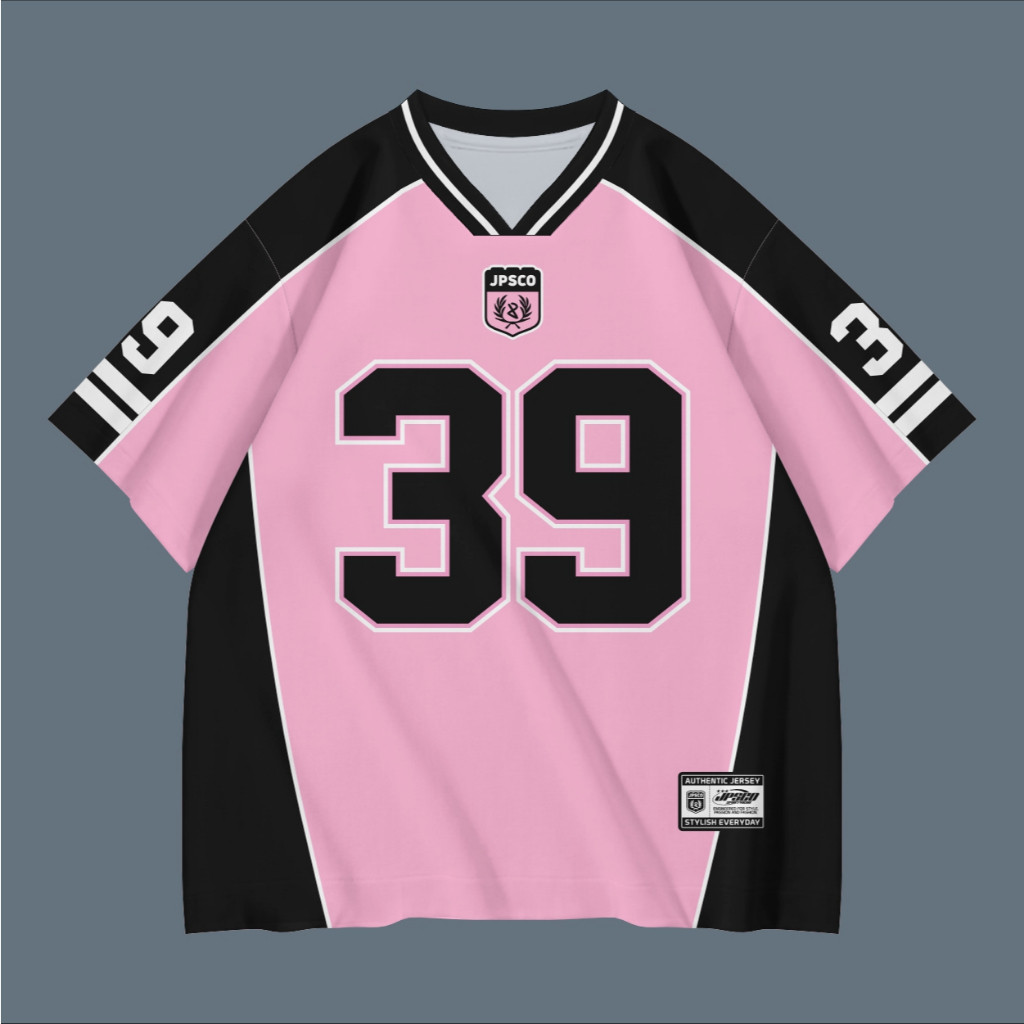 JPSAPPAREL Baju / Jersey Retro Casual Jersey Hockey Jersey Basket Untuk Perempuan