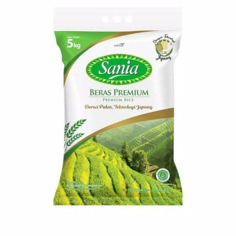 

WP - Beras Premium Sania Kemasan 5kg