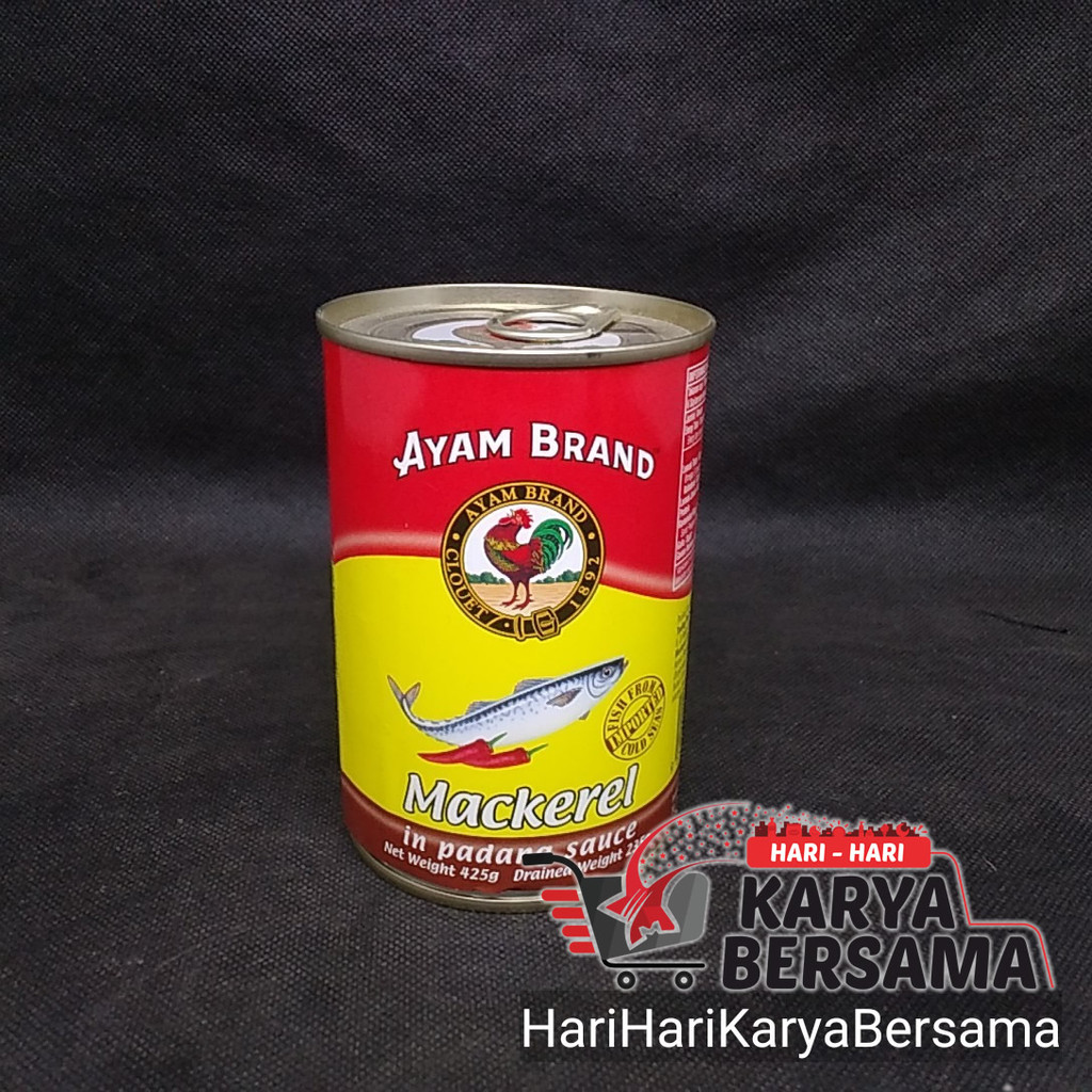 

AYAM BRAND MAKANAN KALENG IKAN MACKEREL SAUS PADANG 425GR