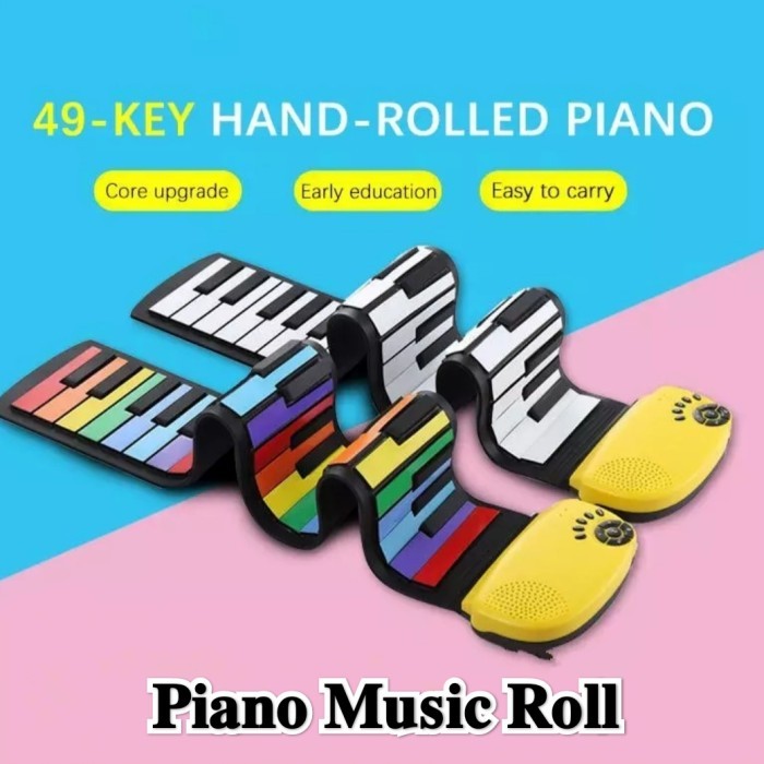 Mainan Edukasi Anak Piano Roll Warna Warni ~ PIANO MUSIC ROLL RAINBOW