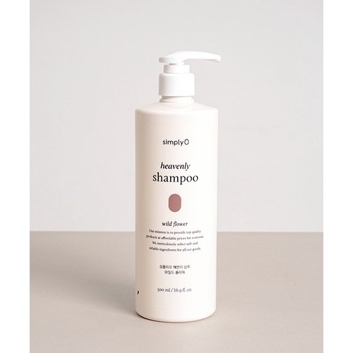 SimplyO shampoo anti rambut kering dan kusut Heavenly Shampoo - Wild Flower 500ml Shampoo